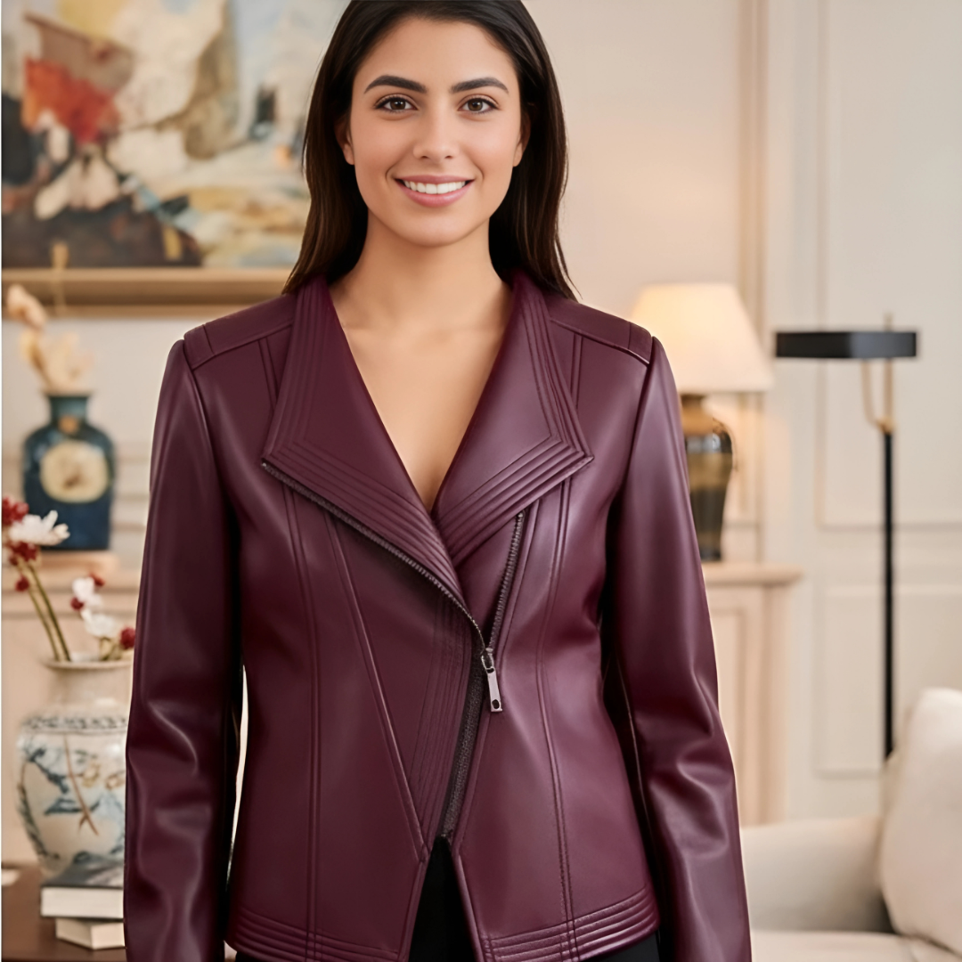 Lyria™- Giacca In pelle Donna su misura